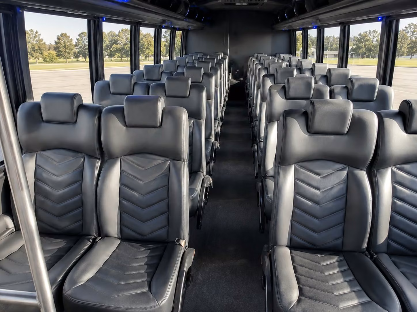 15 passenger minibus inside
