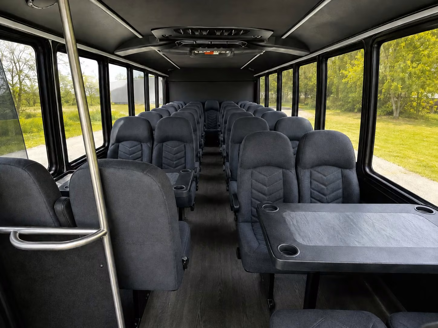 15 passenger minibus interior