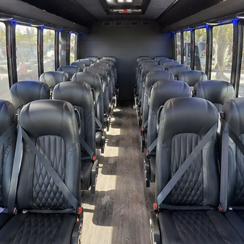25 passenger minibus inside