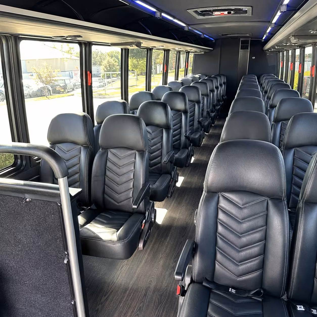 30 passenger minibus interior