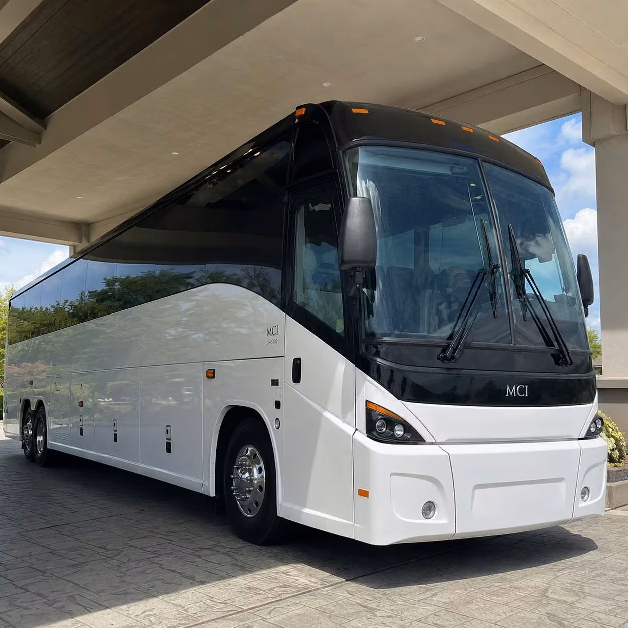 56 passenger charter bus
