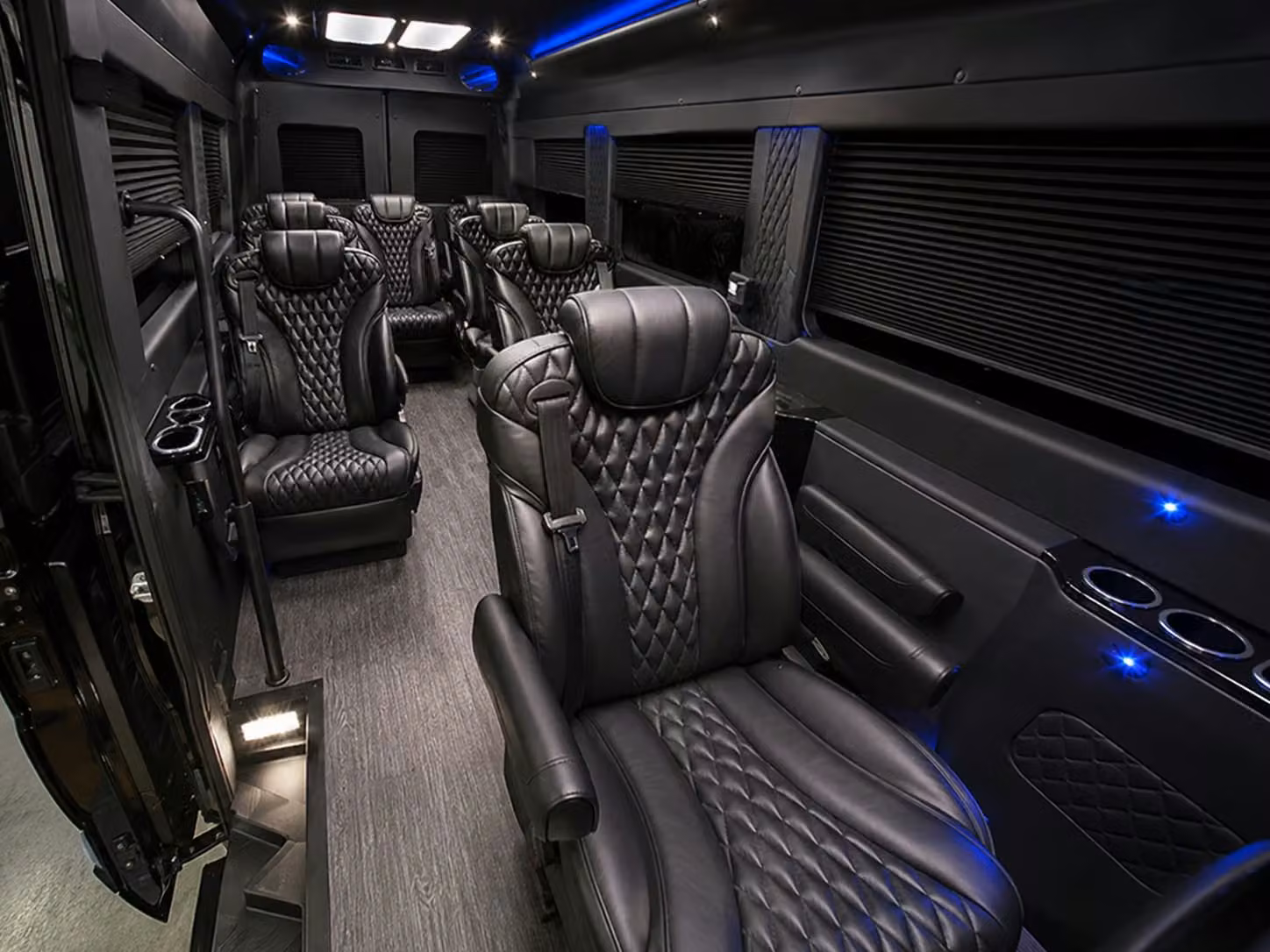 sprinter van with driver interior