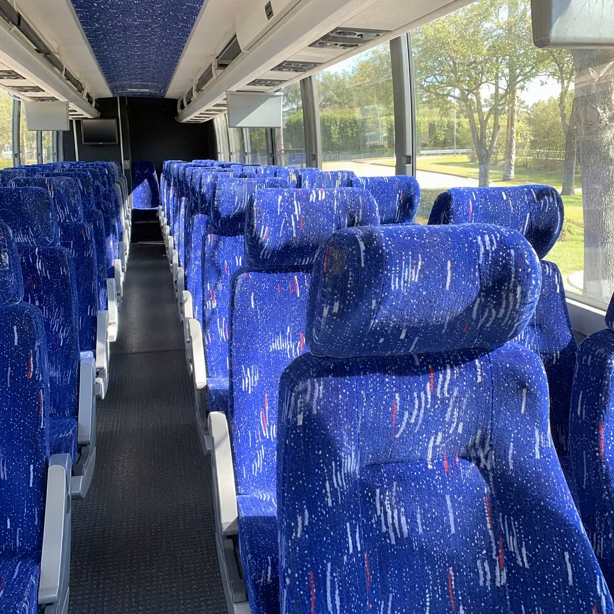surprise charter bus rental interior