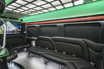 Surprise Sprinter Party Bus Interior